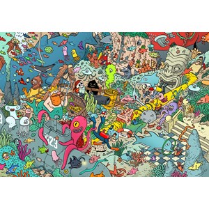 Puzzle monde sous-marin - 1000 pièces