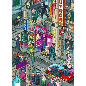 Puzzle cyberpunk - 500 pièces