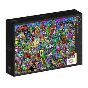 Puzzle cartoon party - 1000 pièces