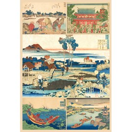 Puzzle les estampes d'hokusai - 1000 pièces