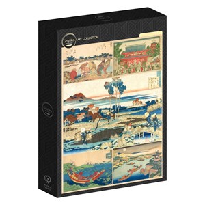 Puzzle les estampes d'hokusai - 1000 pièces