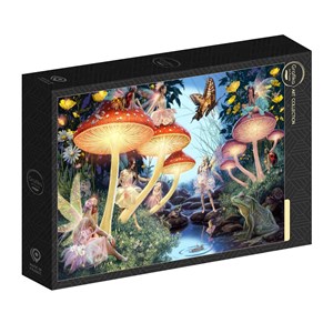 Puzzle ruisseau de champignons - 1000 pièces