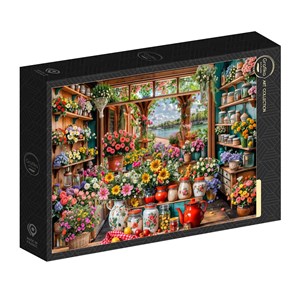 Puzzle évasion florale - 1000 pièces