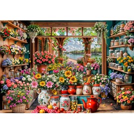 Puzzle évasion florale - 1000 pièces