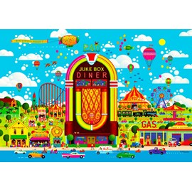 Puzzle carnaval du jukebox - 1000 pièces