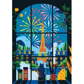 Puzzle sous le ciel de paris - 500 pièces