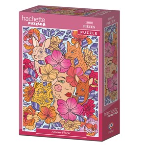 Puzzle amour floral - 1000 pièces