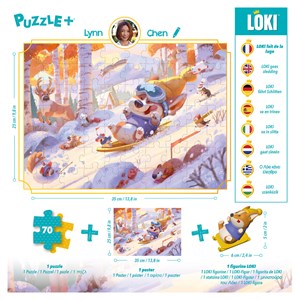 Puzzle+ : loki fait de la luge