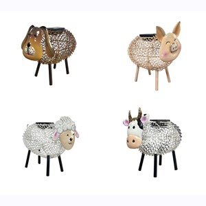 Vache solaire métal