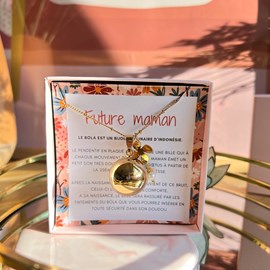 Bola de grossesse trèfle et perle