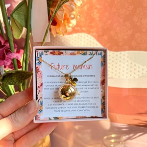 Bola de grossesse trèfle et perle