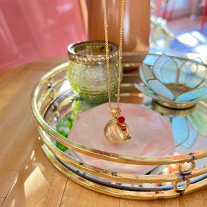 Bola de grossesse or cœur rouge