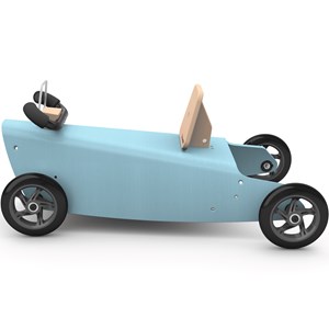 Porteur voiture - bleu