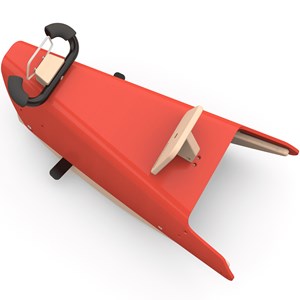 Voiture à bascule - rouge