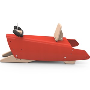 Voiture à bascule - rouge