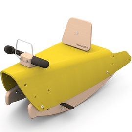 Voiture à bascule - jaune