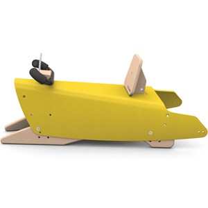 Voiture à bascule - jaune