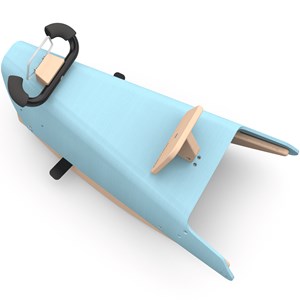 Voiture à bascule - bleu