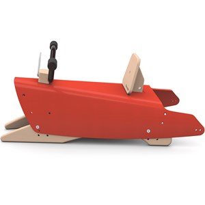 Bascule et porteur moto - rouge