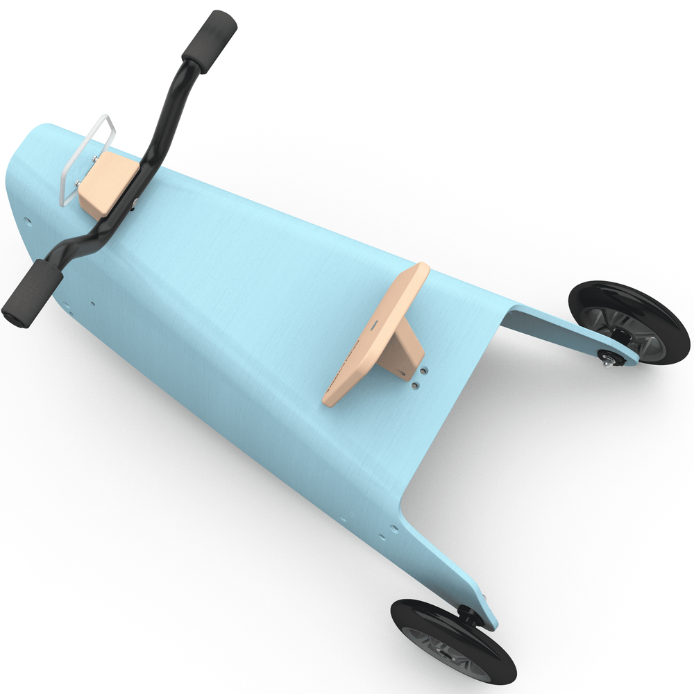 Bascule et porteur moto - bleu