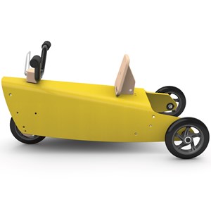 Porteur moto - jaune