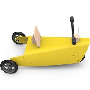 Porteur moto - jaune