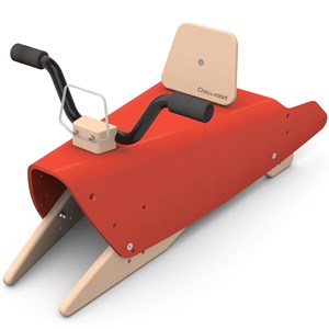 Moto à bascule - rouge