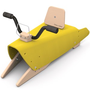 Moto à bascule - jaune