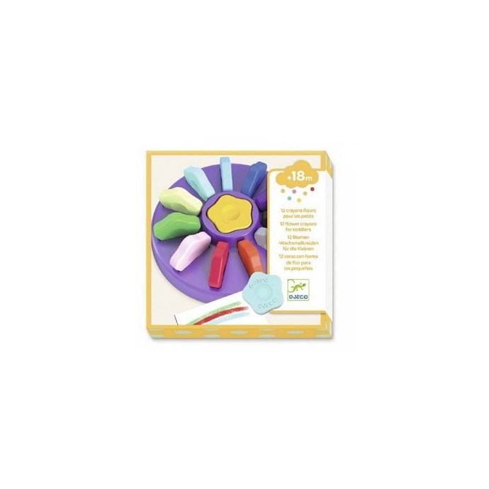 Djeco 12 crayons fleurs Nature & Découvertes