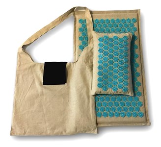 Set tapis d'acupression + coussin + sac