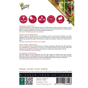 Buzzy pomodori tomate à cerise black cherry semences - ca. 10 graines