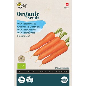Buzzy organic carotte d'hiver flakkée 2 - bio semences - ca. 1,5 gram