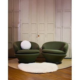 Paire de fauteuils bernard brunier n°736