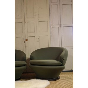 Paire de fauteuils bernard brunier n°736