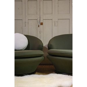 Paire de fauteuils bernard brunier n°736