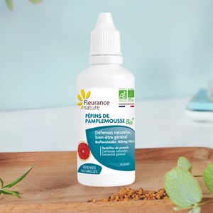 Pépins de pamplemousse bio