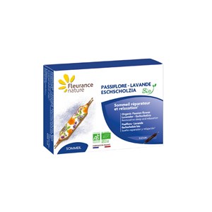 Passiflore - lavande - eschscholzia