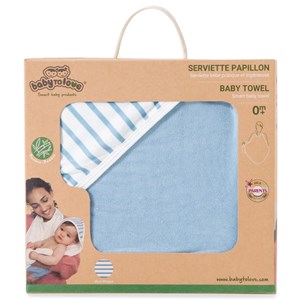 Serviette tablier de bain papillon marinière