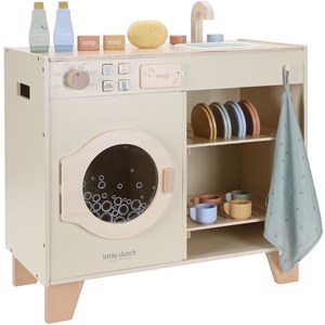 Machine à laver en bois