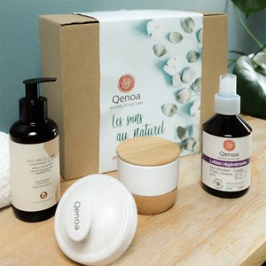 Coffret cadeau «l'éclat», routine de soins naturels, peaux mixtes et grasses