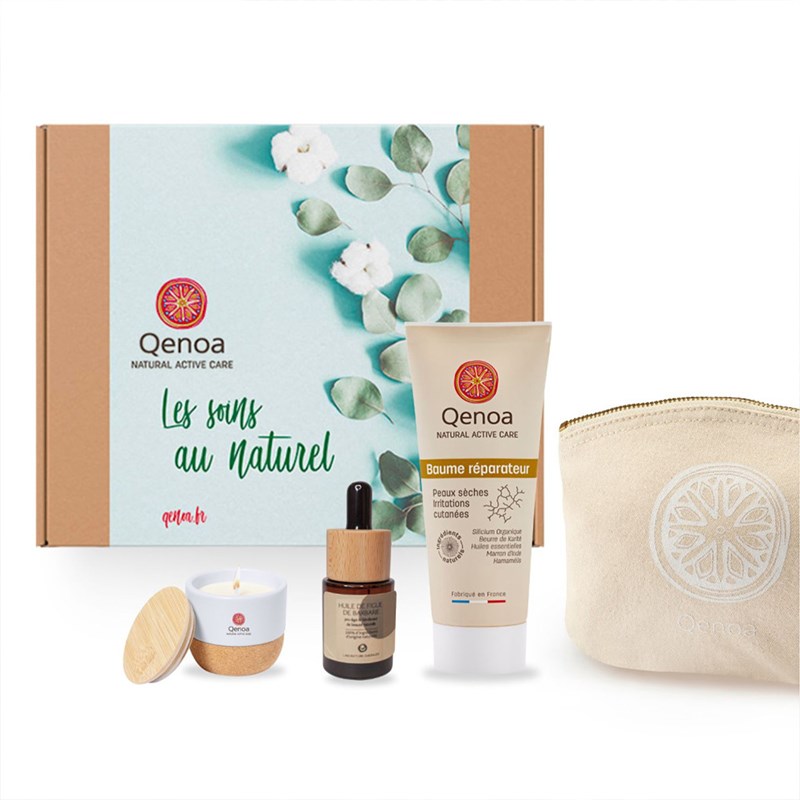 Coffret cadeau «l'harmonie», peau lissée, corps hydraté et cheveux revitalisés