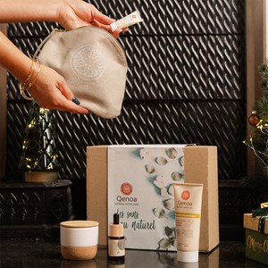 Coffret cadeau «l'harmonie», peau lissée, corps hydraté et cheveux revitalisés