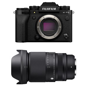 Fujifilm x-t5 noir + sigma 16-300mm f3.5-6.7 dc os contemporary