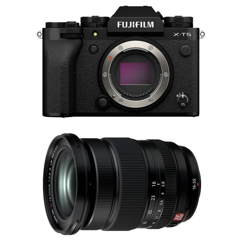 Fujifilm x-t5 noir + xf 16-55mm f2.8 lm wr ii