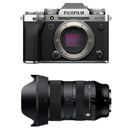 Fujifilm x-t5 silver + objectif sigma 17-40mm f1.8 dc art