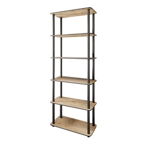 Viza étagère contemporaine effet chêne - 6 niveaux