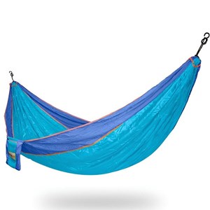 Hamac parachute randonnée bleu turquoise
