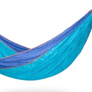 Hamac parachute randonnée bleu turquoise