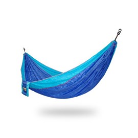 Hamac parachute randonnée bleu