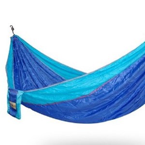 Hamac parachute randonnée bleu